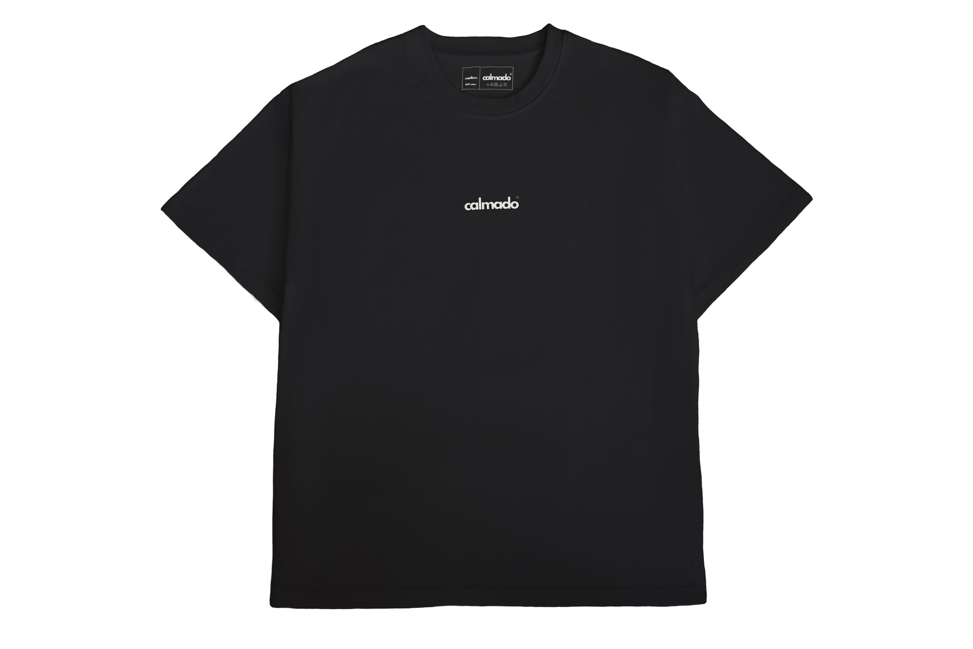 Camiseta T01 negra- Calmado Companie