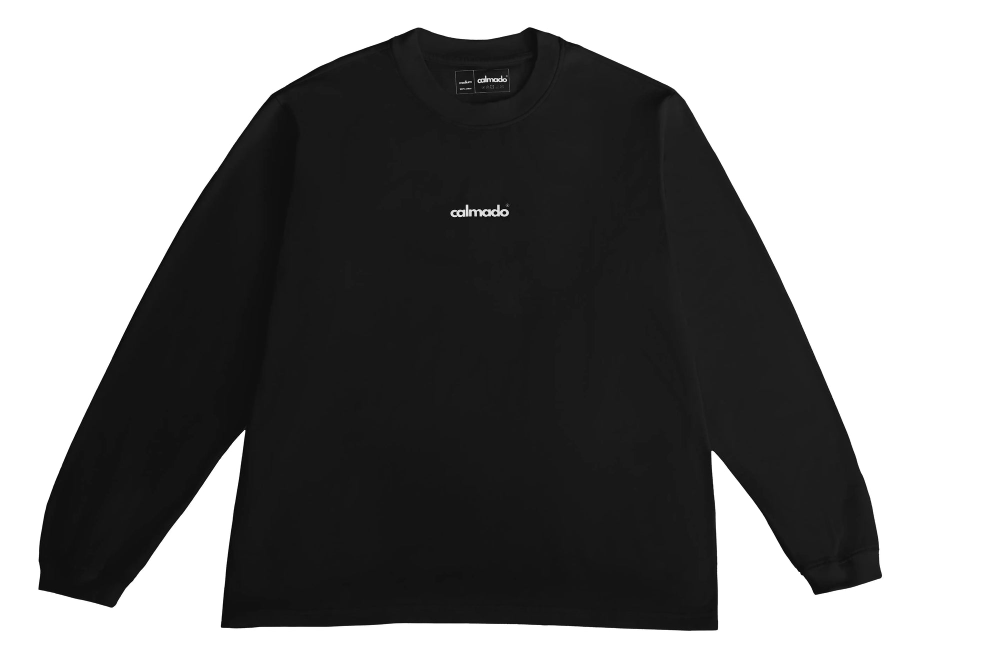 Camiseta LS01-negra- Calmado Companie