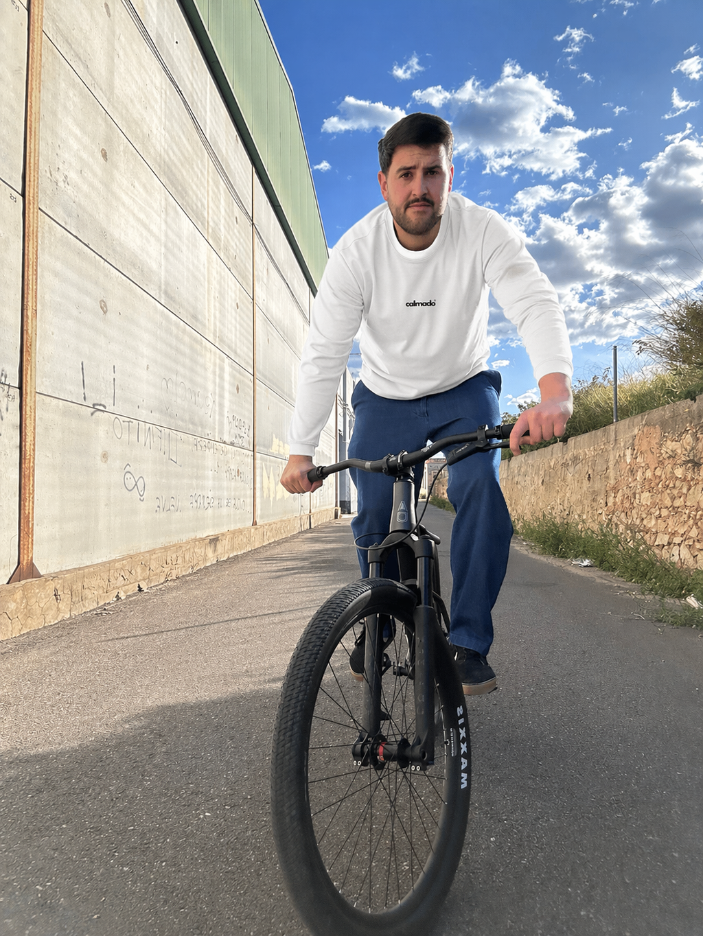 Camiseta LS01 Blanco crema
